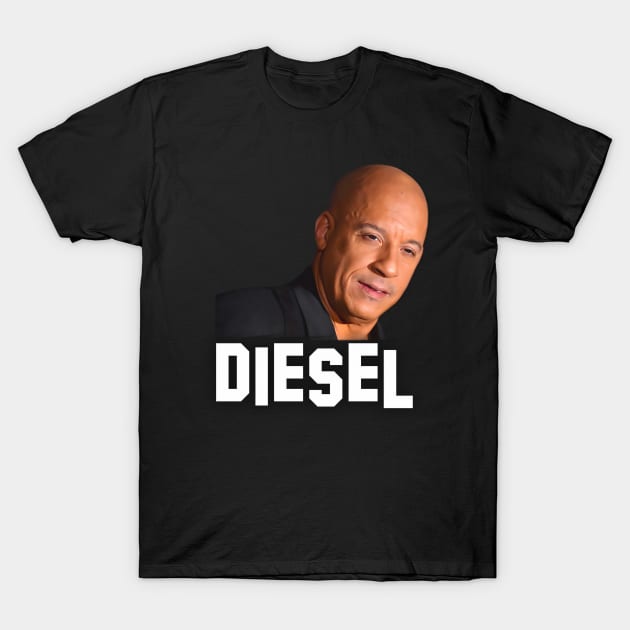 Vin Diesel | Star of blockbuster action movies | Diesel | Digital art #14 T-Shirt by Semenov